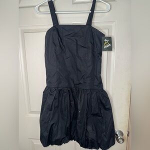 Art Class Elegant Black Kids Dress